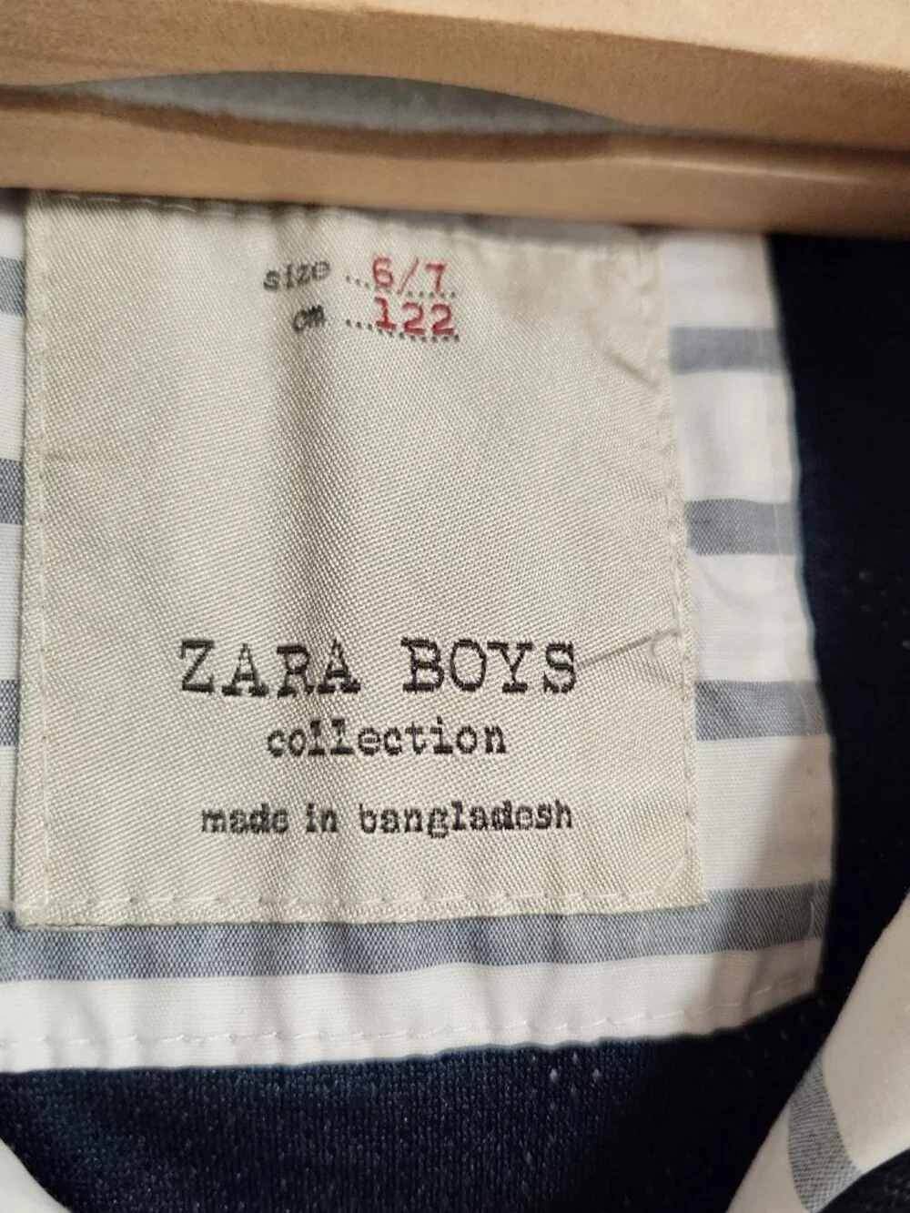 Zara Boys | Kid's Nautical Stripe Seafarer Rain Jacket Hood 6/7 - Picture 2 of 6